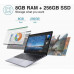 Laptops: Chuwi HeroBook Pro 14.1-inch Ultra Slim Laptop with Intel Celeron N4020 Upto 2.8GHz, 8GB DDR4/256GB SSD, Intel UHD Graphics, 1920 * 1080 FHD Display, Dual Speakers, Win 10 Home (Support Windows 11)